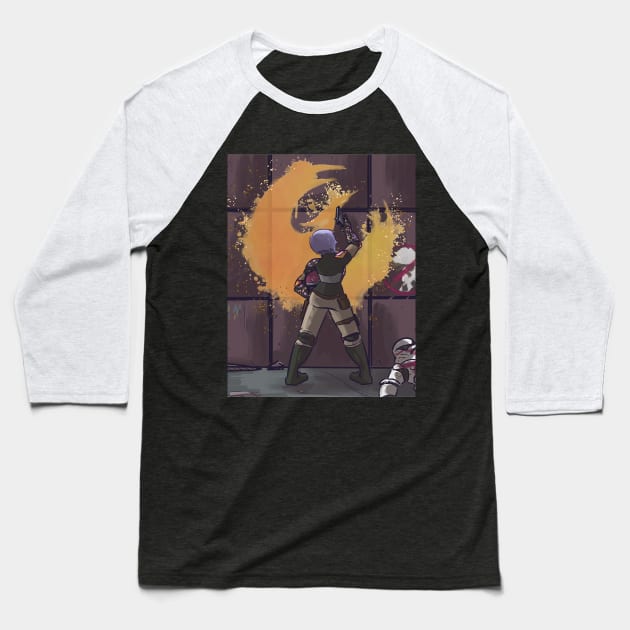 Sabine Wren Baseball T-Shirt by inkpocket